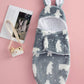 Winter Bunny Hooded Baby Swaddle – Grey Polar Bear Design