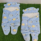 Plush Baby Wrap Swaddle – Blue Sheep Design